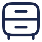 Bedside Table 3 SVG Icon